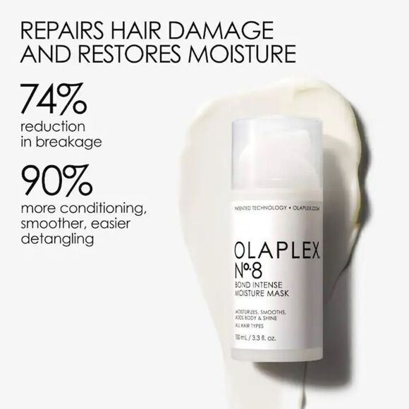 Olaplex No. 8 Bond Intense Moisture Damage Repair Hair Mask Treatment br… - Picture 4 of 5